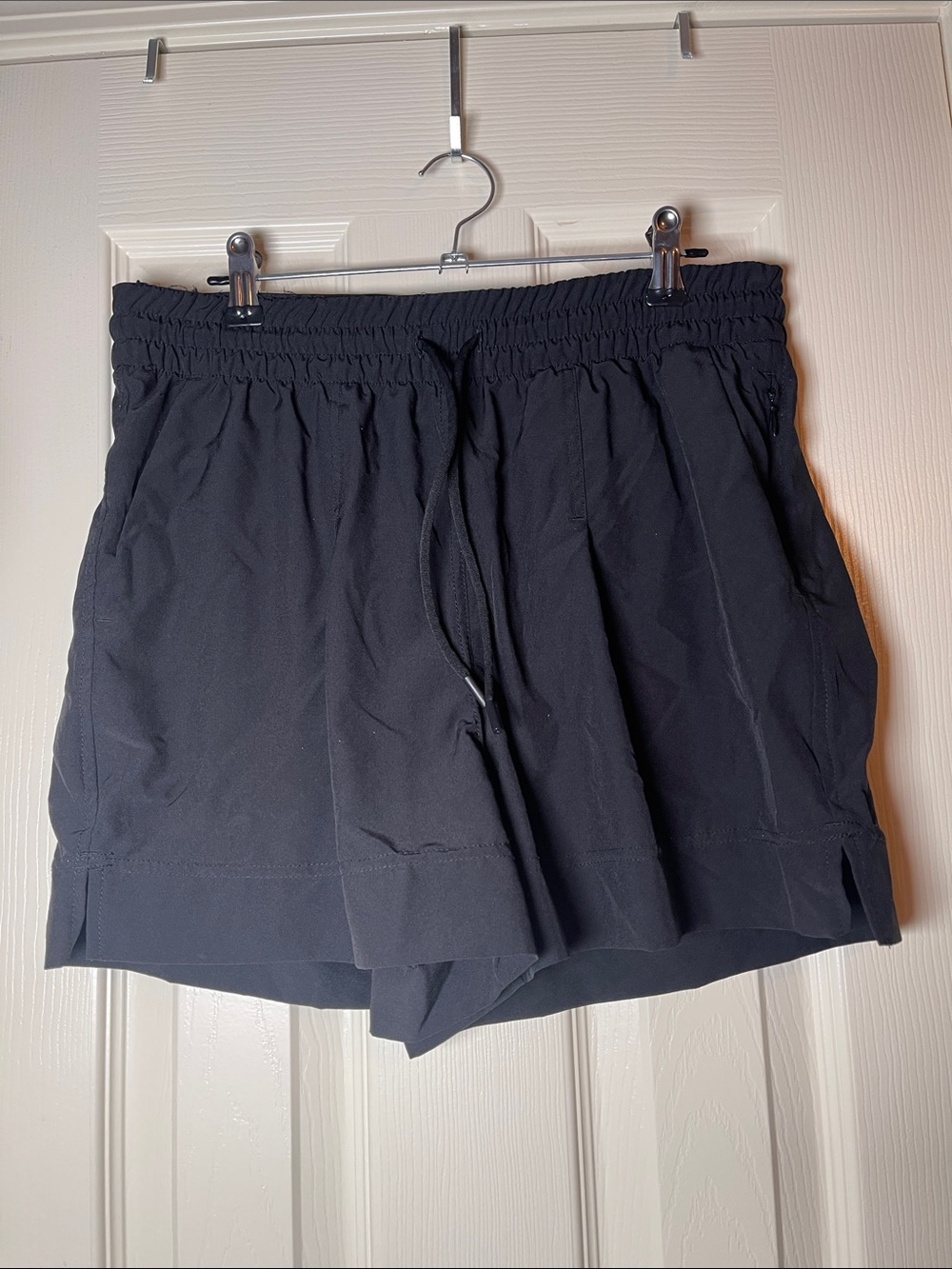 Velocity Black Athletic Skort with Elastic Waist